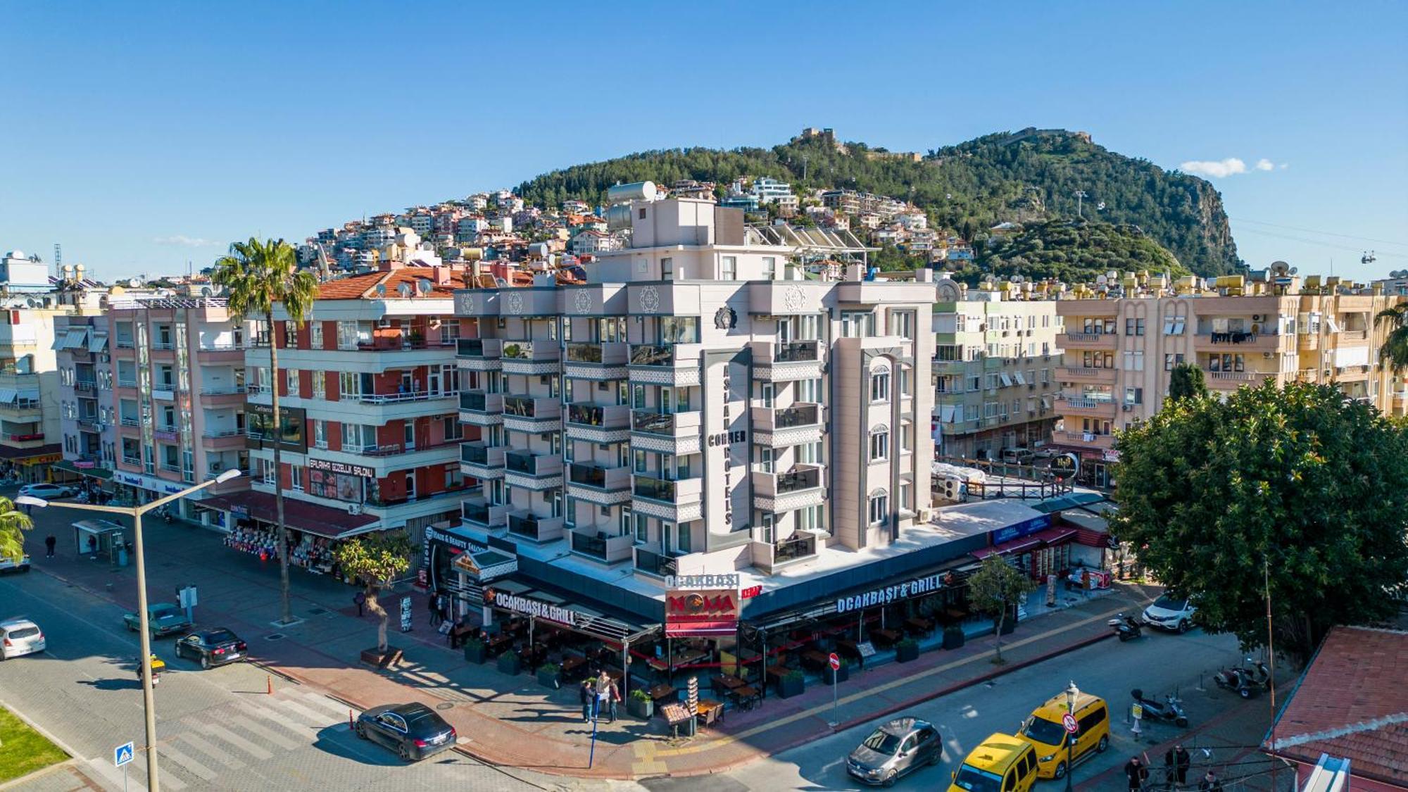 Aslan Corner Hotel Alanya Exterior foto